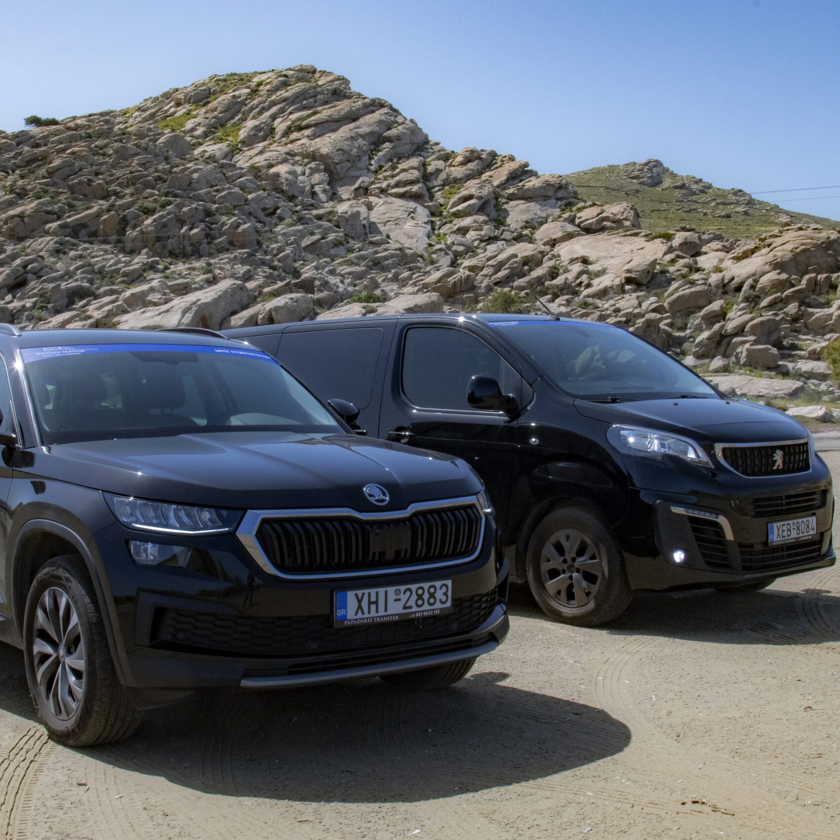 Luxury vehicles for private transfers in Paros – comfortable and spacious fleet